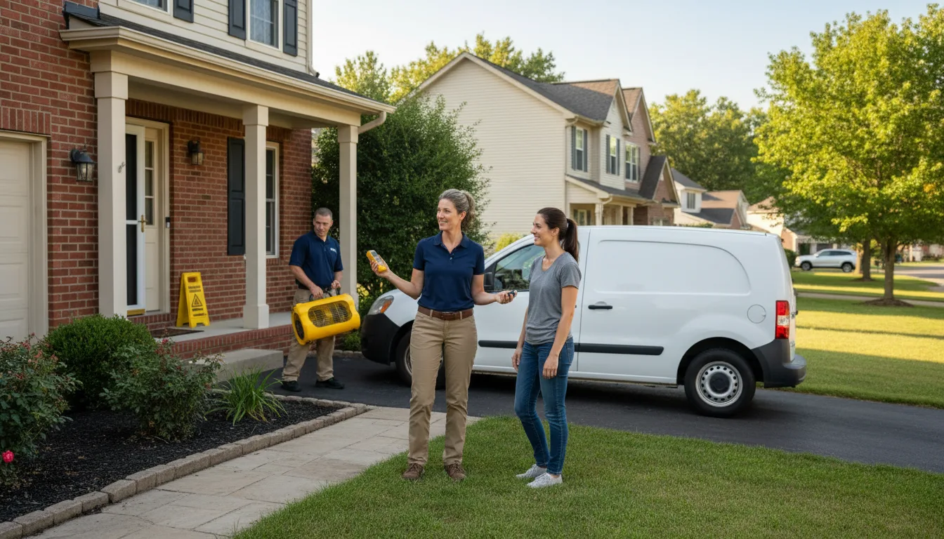 Residential water damage restoration in Peridot, AZ